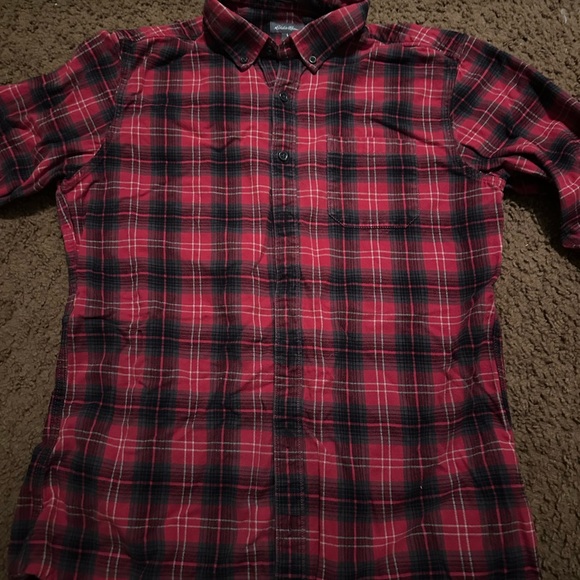 Eddie Bauer Men’s Flannel, Large Tall - Picture 2 of 4